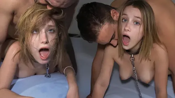 Submissive Blonde in Intense BDSM